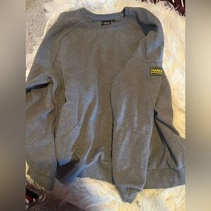 Barbour International badge crew neck sweatshirt